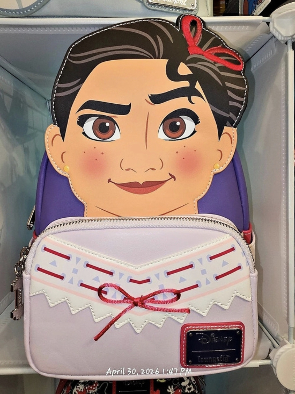 Disney Encanto Isabela backpack Kids Purple & Pink NWT Backpack
